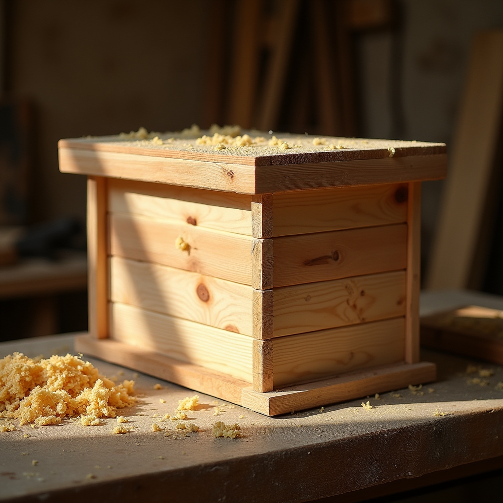 Arnia in legno naturale